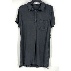 Gap Womens 100% Lyocell T-Shirt Dress Dark Grey Size Medium